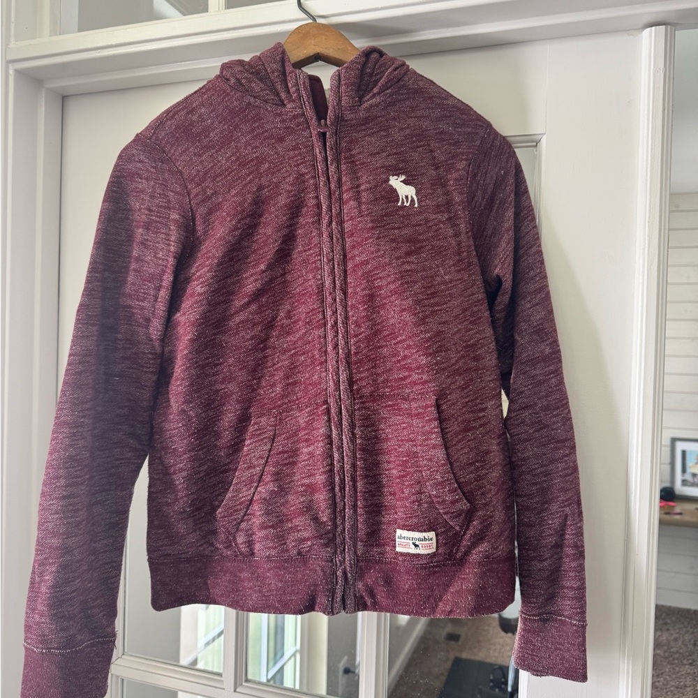 Abercrombie kids Sherpa zip up hoodie.